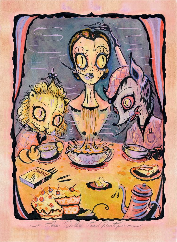 Camille Rose Garcia 'The Dolls' Tea Party'