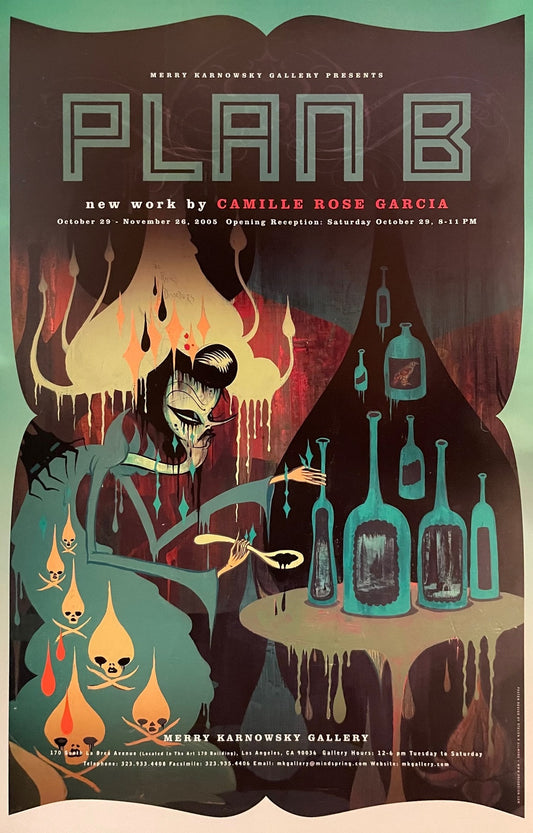 Camille Rose Garcia "Plan B" Show Poster