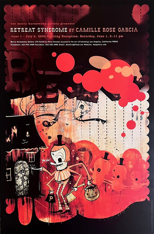 Camille Rose Garcia 'Retreat Syndrome' Show Poster