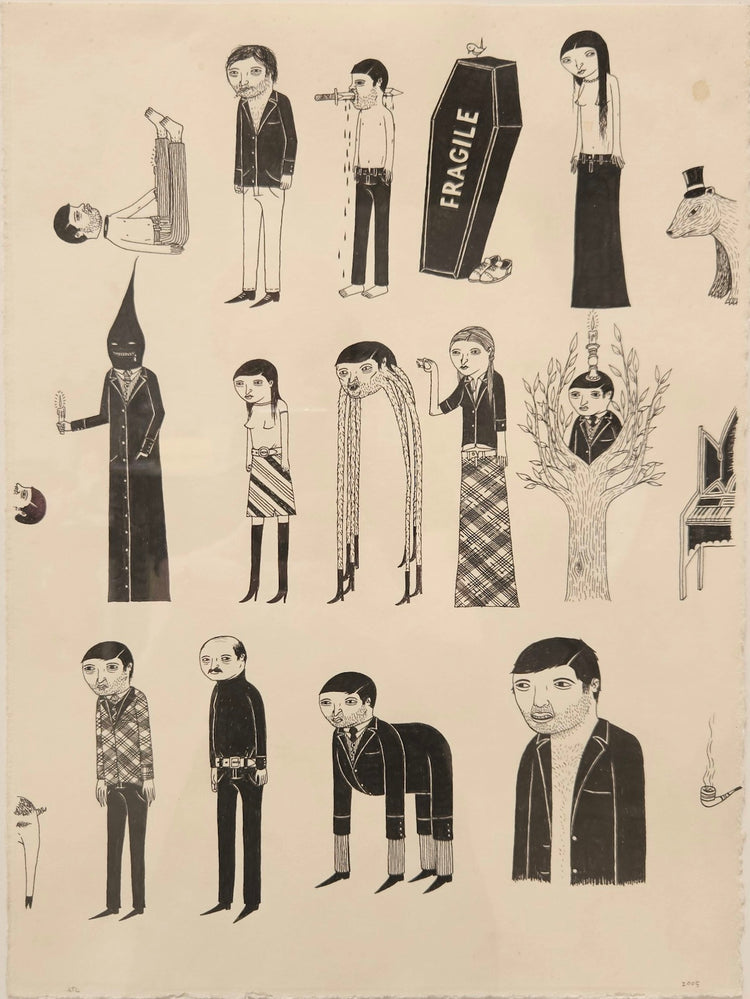 Richard Colman 'Lonesome Characters 1'