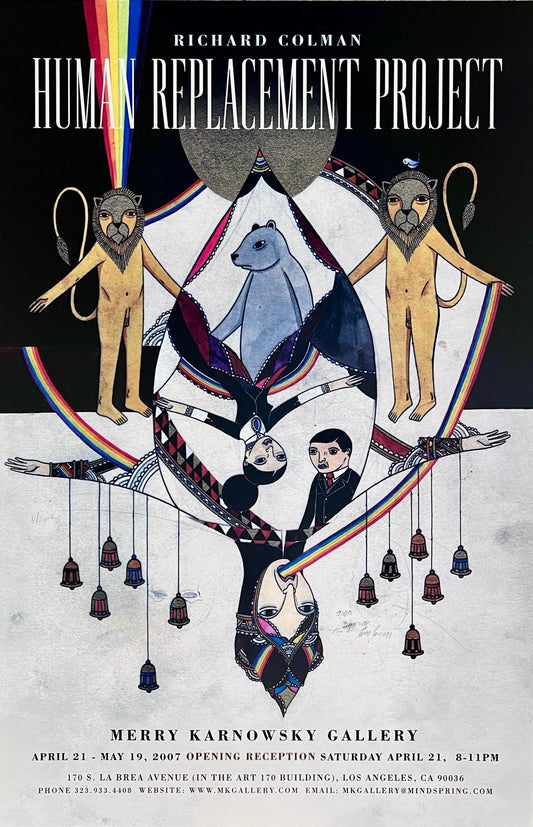 Richard Colman 'Human Replacement Project' Show Poster