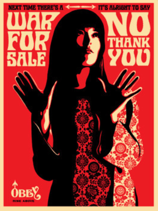 Shepard Fairey 'War For Sale'