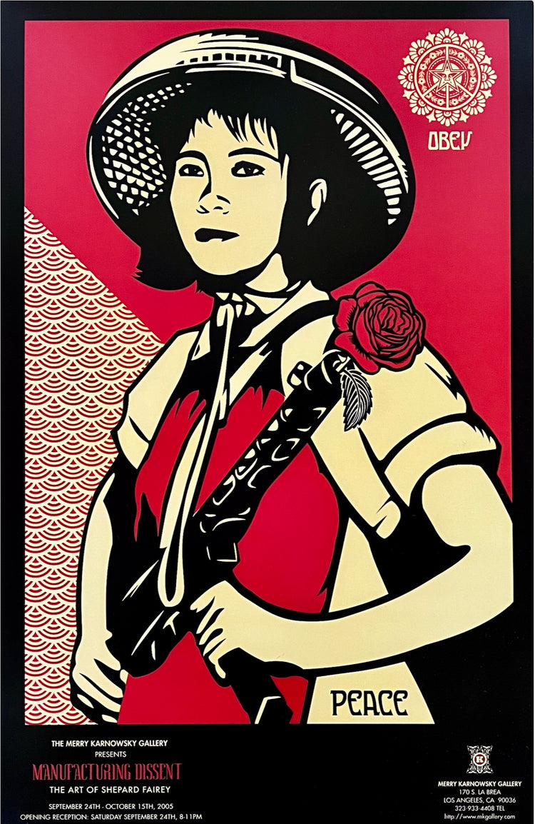 Shepard Fairey 'Manufacturing Dissent' Show Poster