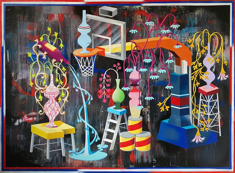 J. Otto Seibold 'I WATCH A LOT OF BASKETBALL' print