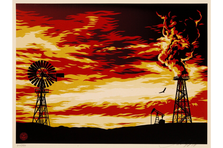 Shepard Fairey 'Evolve Devolve'