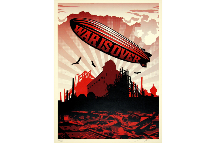 Shepard Fairey 'War is Over'