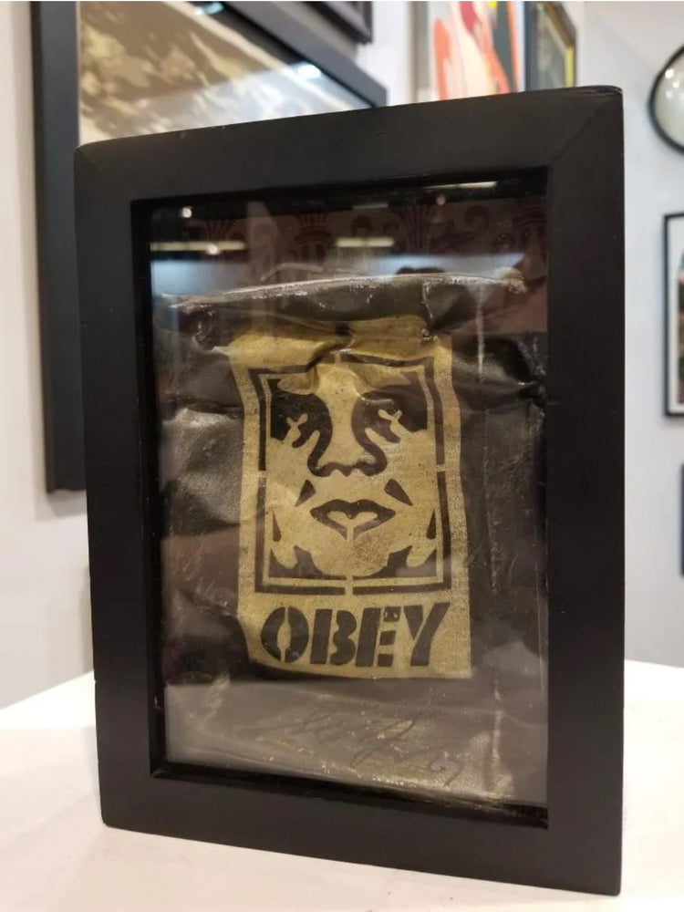 Shepard Fairey 'Obey Turpentine Can'