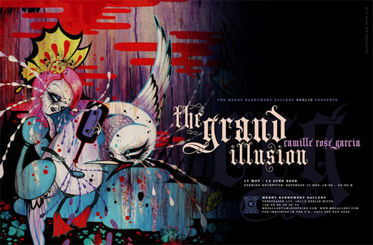 Camille Rose Garcia "The Grand IIllusion" Show Poster