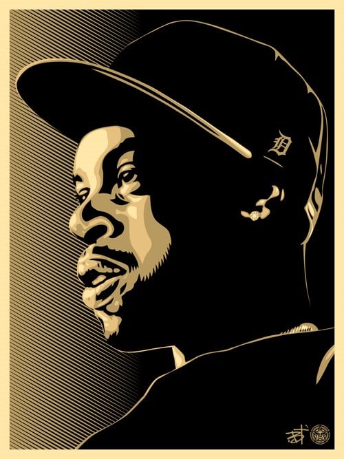 Shepard Fairey 'OBEY X DILLA – OBEY GIANT'