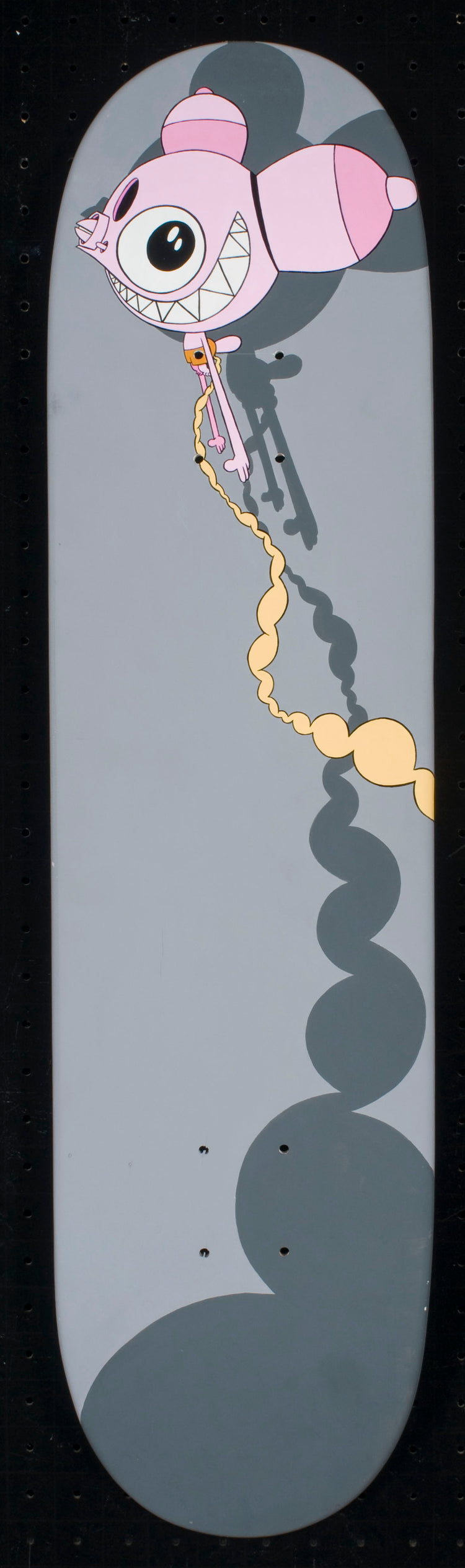 Dalek aka James Marshall "Space Monkey Skate Deck" Original Painting on a wood skateboard deck