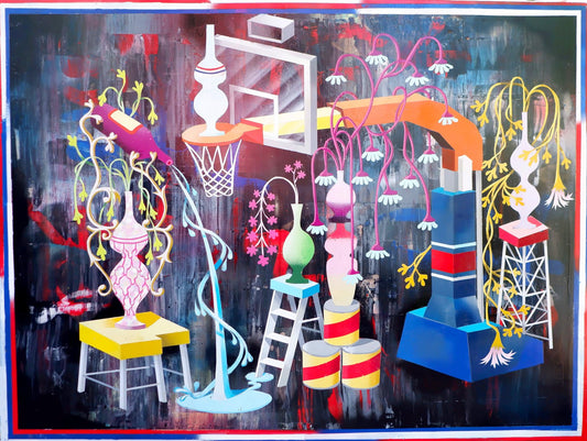 J. Otto Seibold 'I WATCH A LOT OF BASKETBALL' print