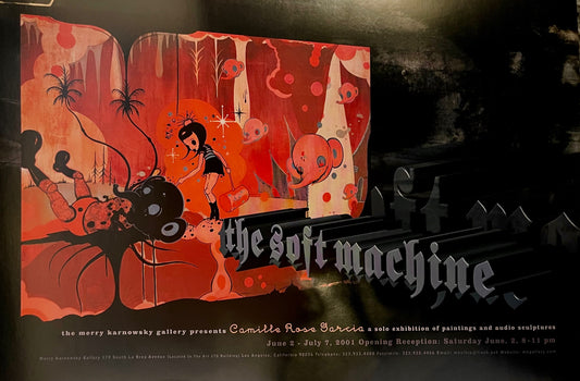 Camille Rose Garcia "The Soft Machine" Show Poster