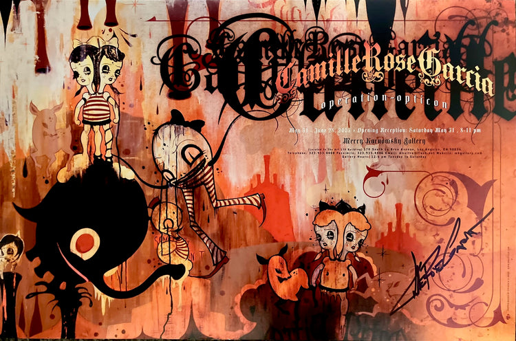 Camille Rose Garcia "Operation Opticon" Show Poster (Signed)