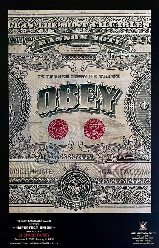 Shepard Fairey 'Imperfect Union' Show Poster