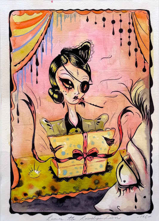 Camille Rose Garcia 'Lucius the Lovely Lion'