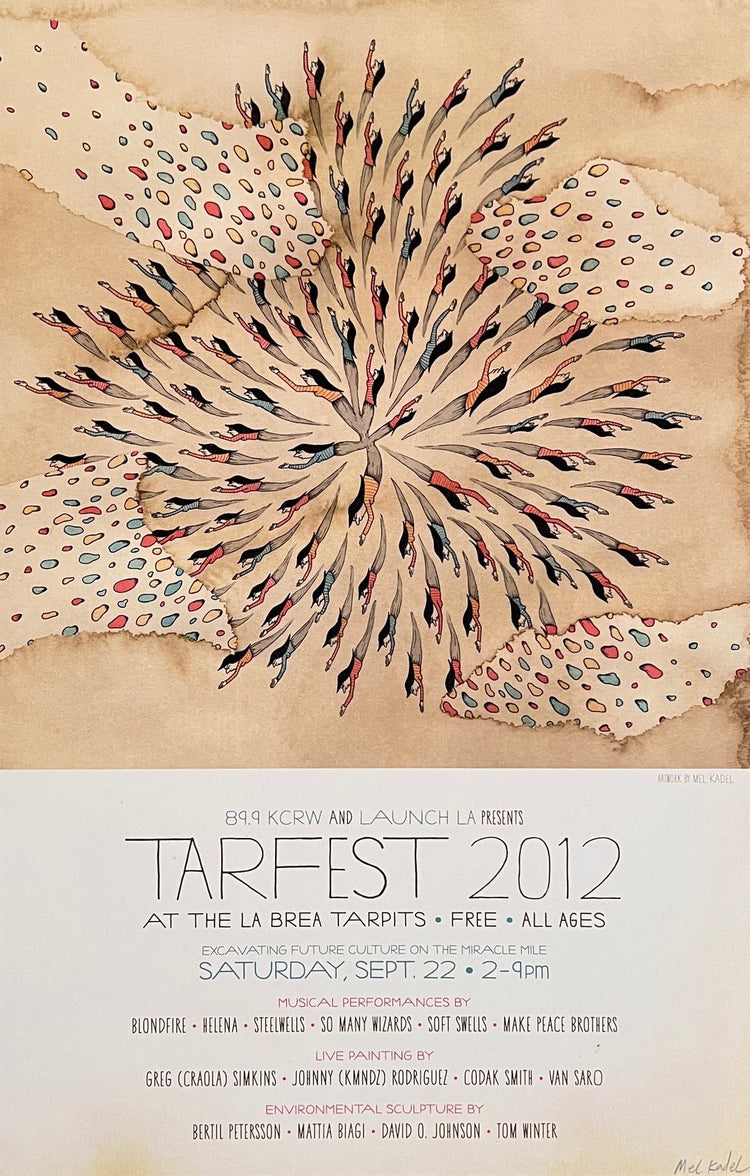 Mel Kadel 'Tarfest' Show Poster