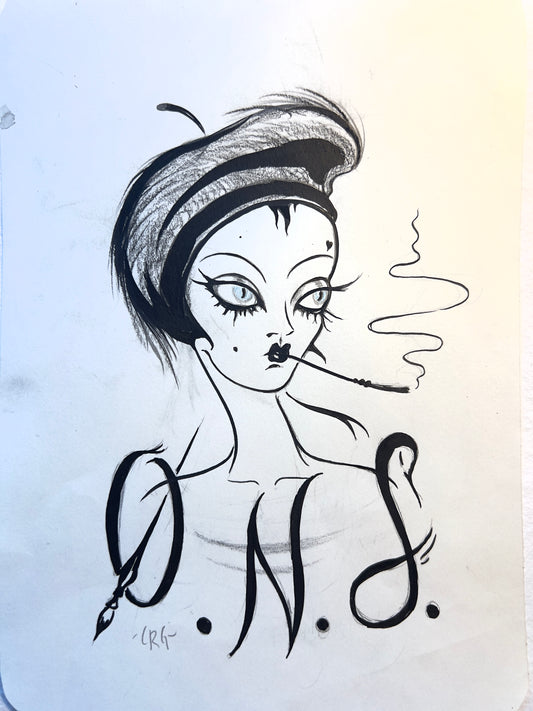 Camille Rose Garcia 'ONS Lady with Beret'