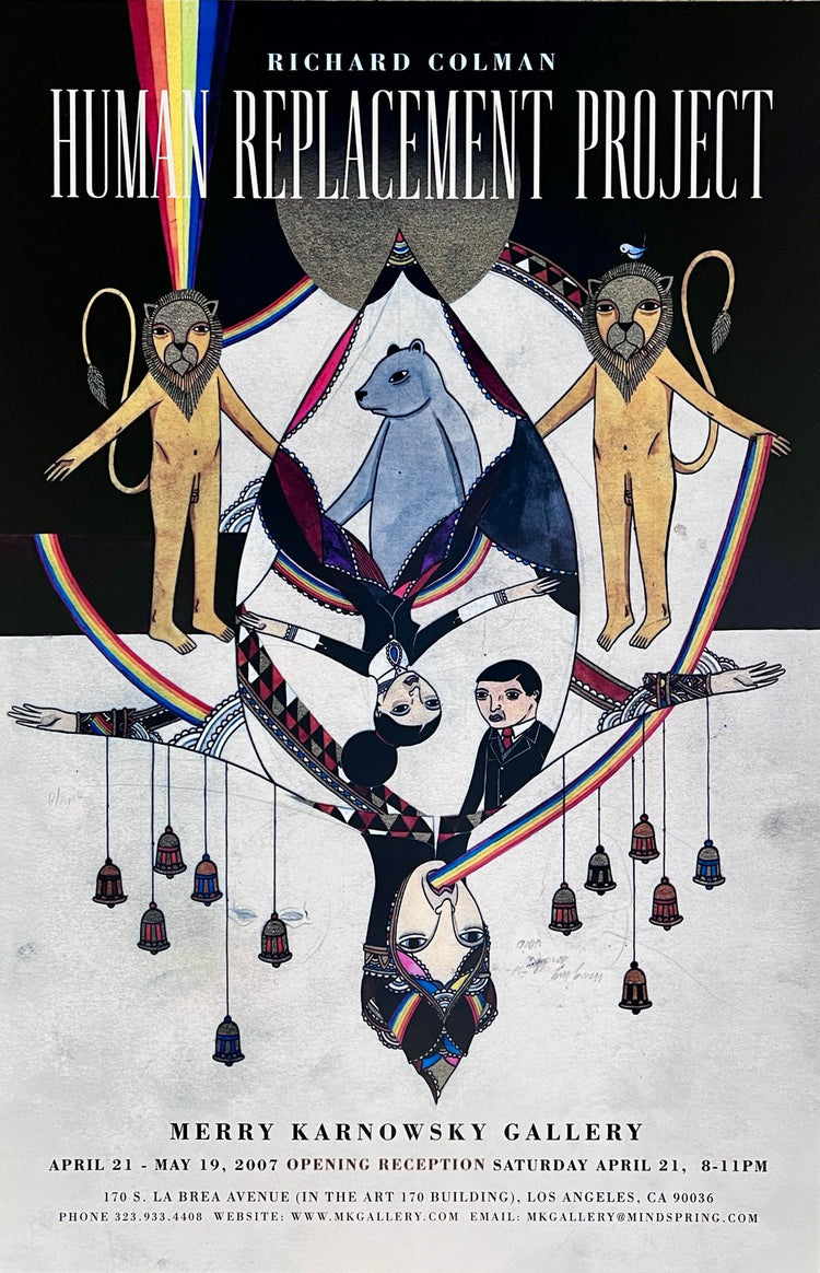 Richard Colman 'Human Replacement Project' Show Poster