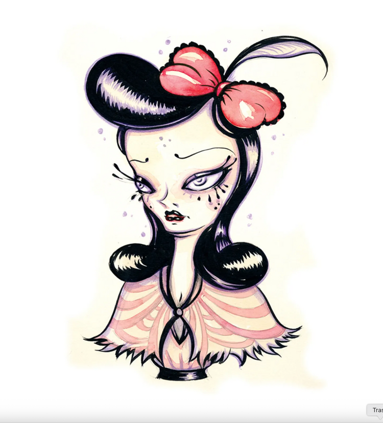 Camille Rose Garcia "Snow White Portrait'