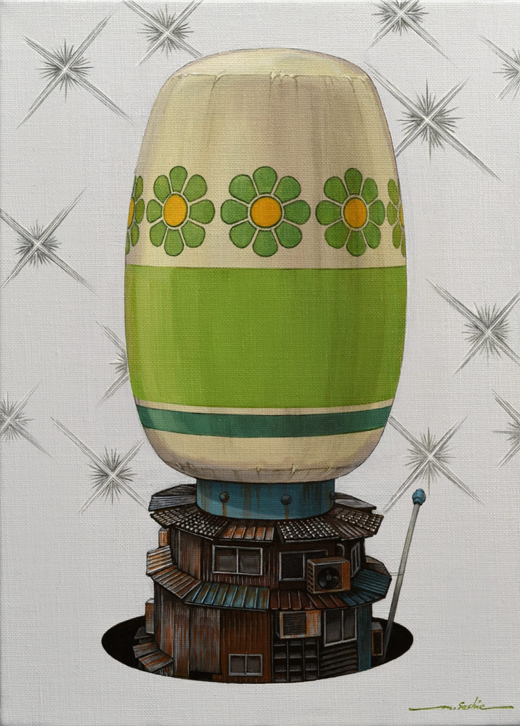 Masakatsu Sashie 'Mushroom Cabin