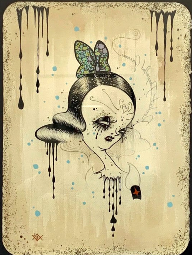 Camille Rose Garcia "Rocket Propelled Grenade" Original