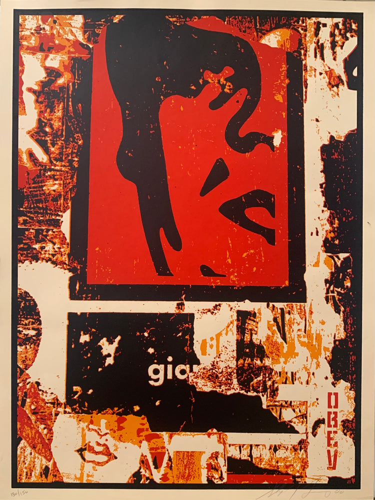 Shepard Fairey 'Half Face'