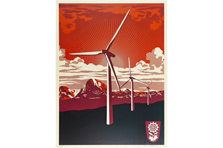 Shepard Fairey 'Obey Windmill'