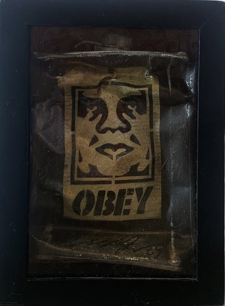 Shepard Fairey 'Obey Turpentine Can'