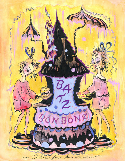 Camille Rose Garcia 'Batz Bon Bonz (Cakes for the Insane)'
