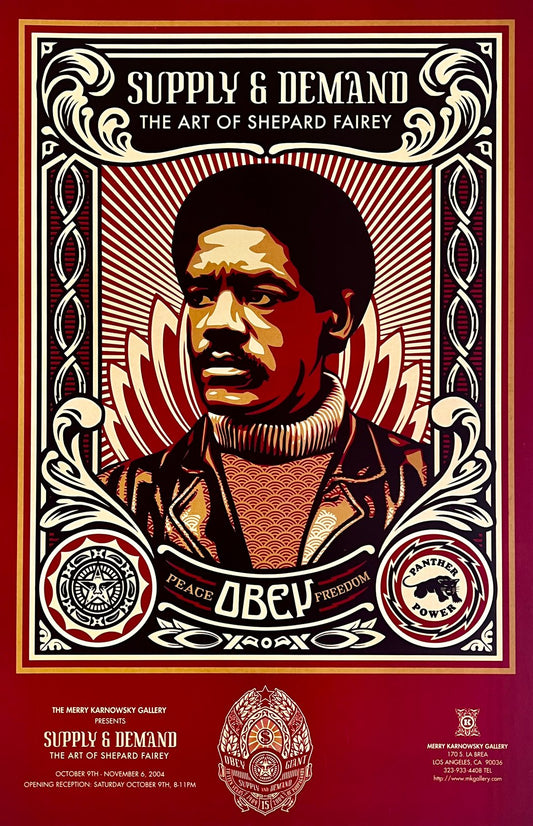 Shepard Fairey 'Supply & Demand' Show Poster