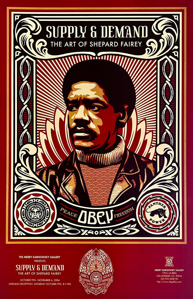 Shepard Fairey 'Supply & Demand' Show Poster