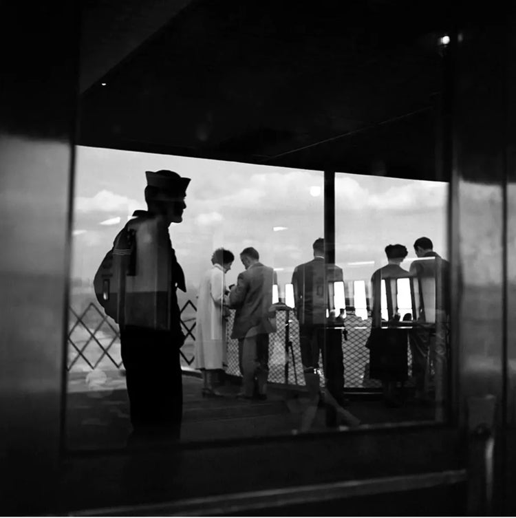Vivian Maier 'Staten Island Ferry, Oct. 31, 1954'