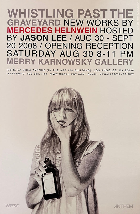 Mercedes Helnwein Whistling Past the Graveyard' Show Poster