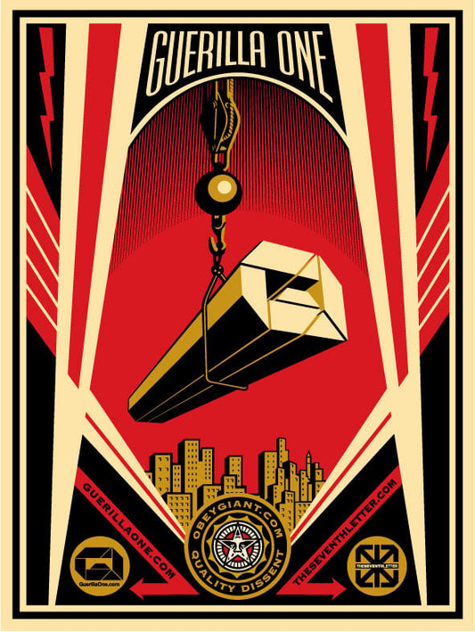 Shepard Fairey 'GUERILLA ONE X THE SEVENTH LETTER COLLABORATION'