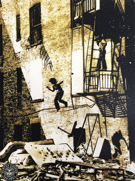 HOLIDAY EVENT - Shepard Fairey with Marth Cooper 'Leap Of Faith'