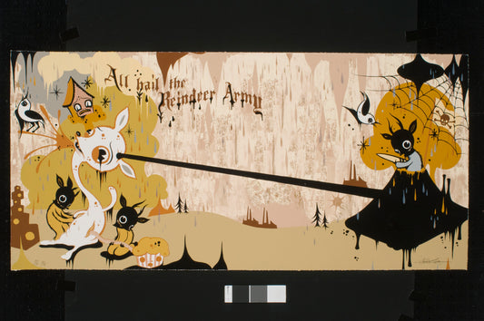 Camille Rose Garcia 'All Hail the Reindeer Army'